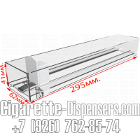 Ячейка под табачные упаковки с толкателем без выреза с размерами